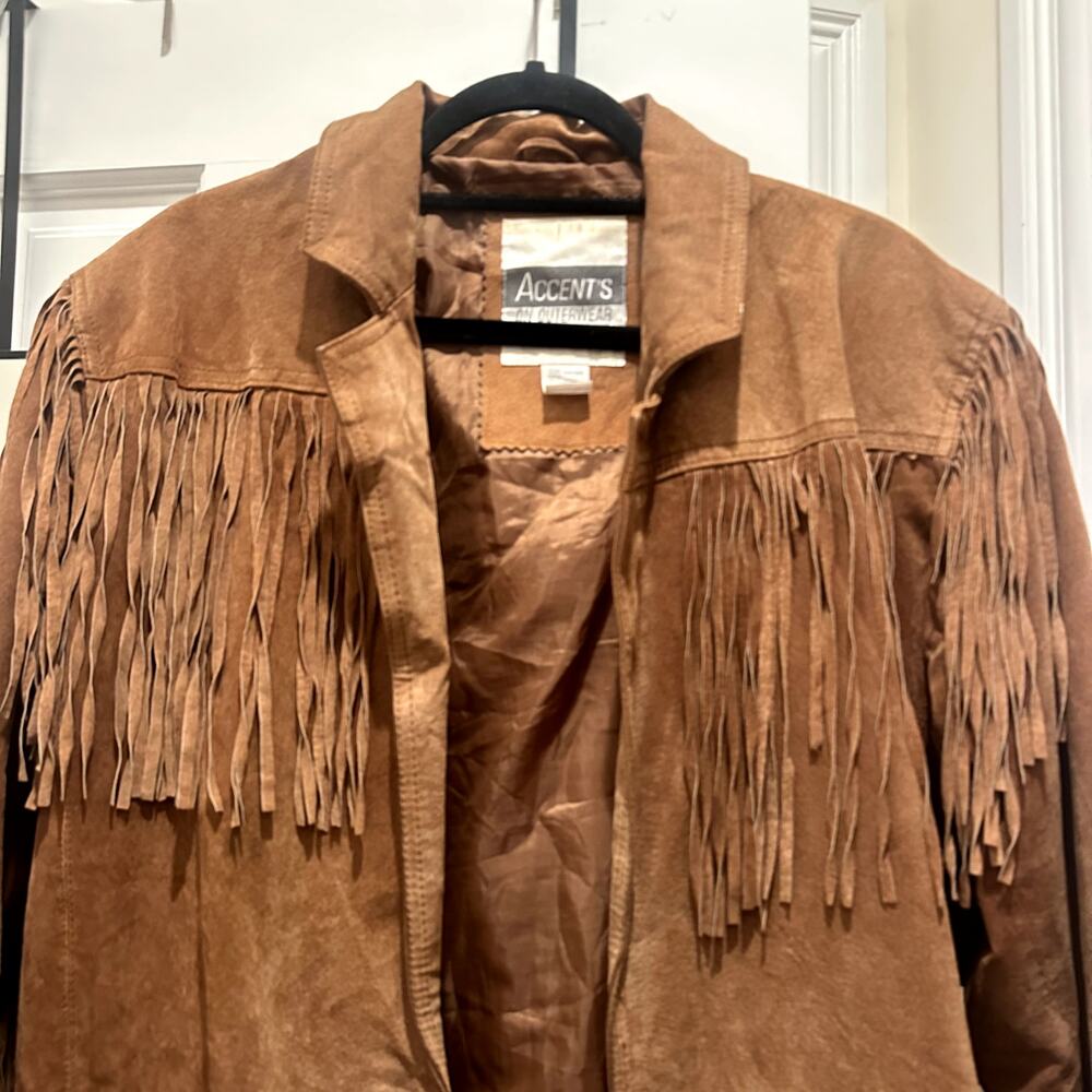 Suede Fringe Jacket - image 4